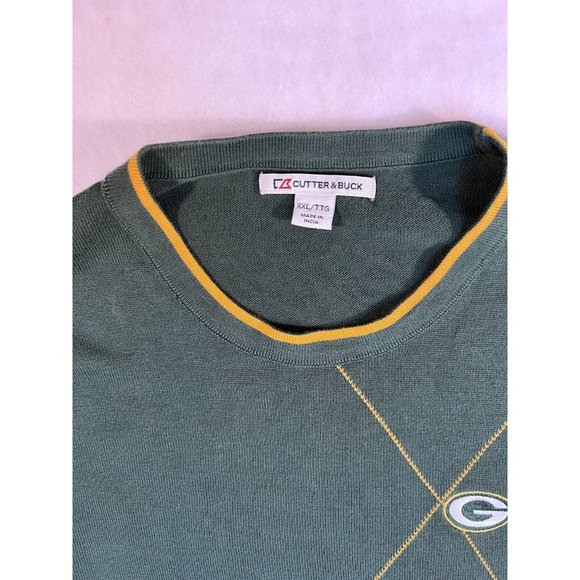 Cutter and Buck Green Bay Packers Sweater Mens 2XL - Picture 2 of 9